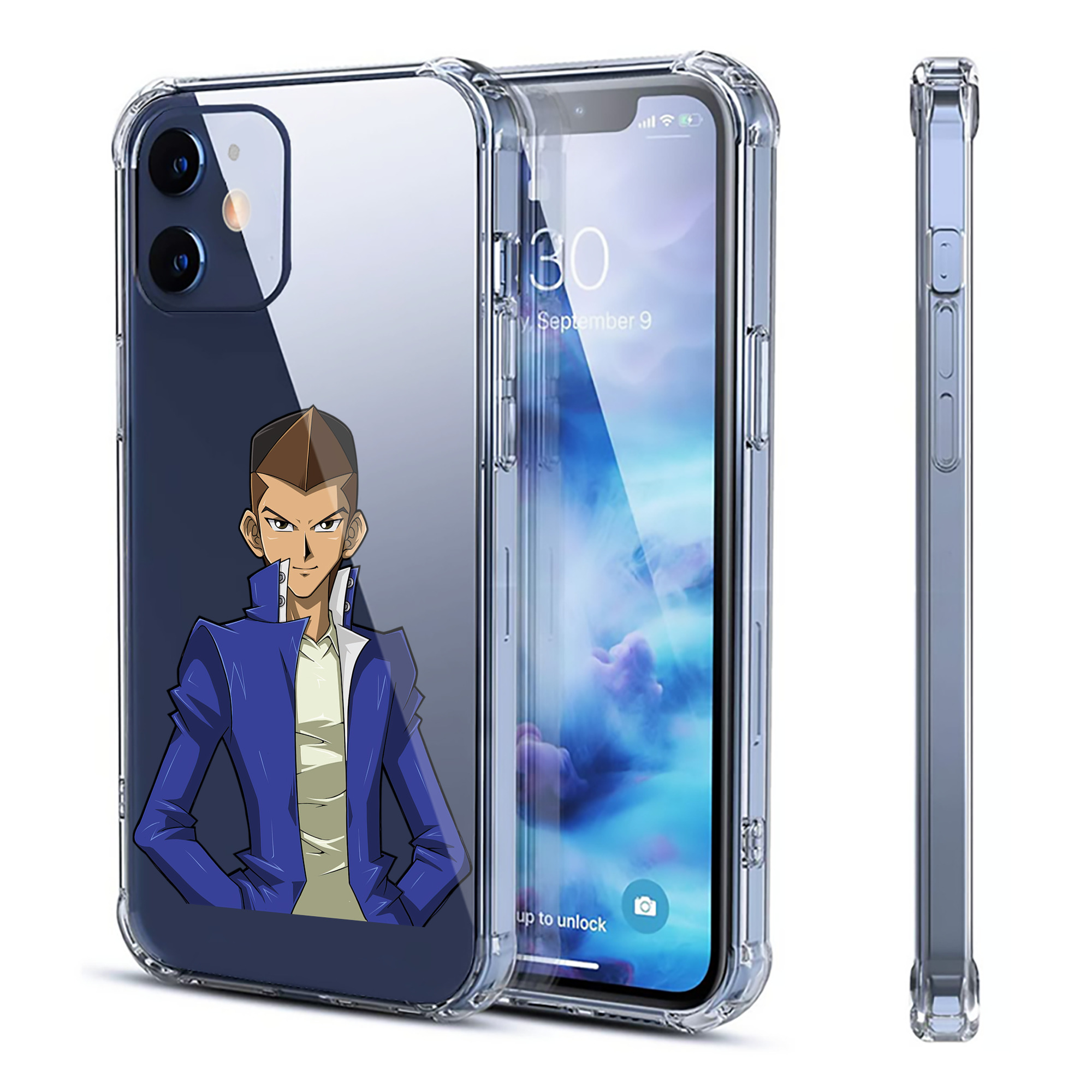 （画像用） 遊☆戯☆王 Yu-Gi-Oh! 【iPhone 12シリーズ対応】透明スマホケース（クリアソフトケース）